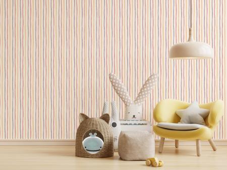 8906 Serie | Light Colored Striped Wallpaper